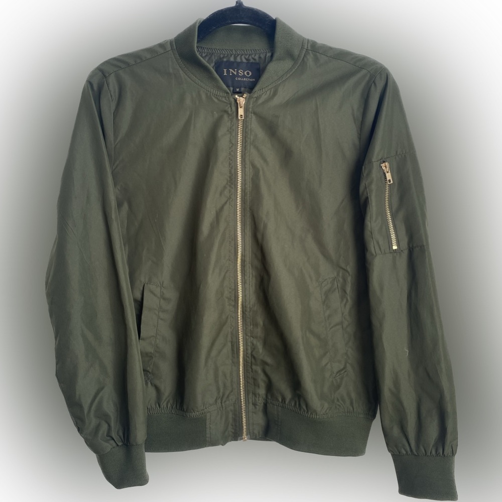 INSO Collection Bomber Jacket Size medium